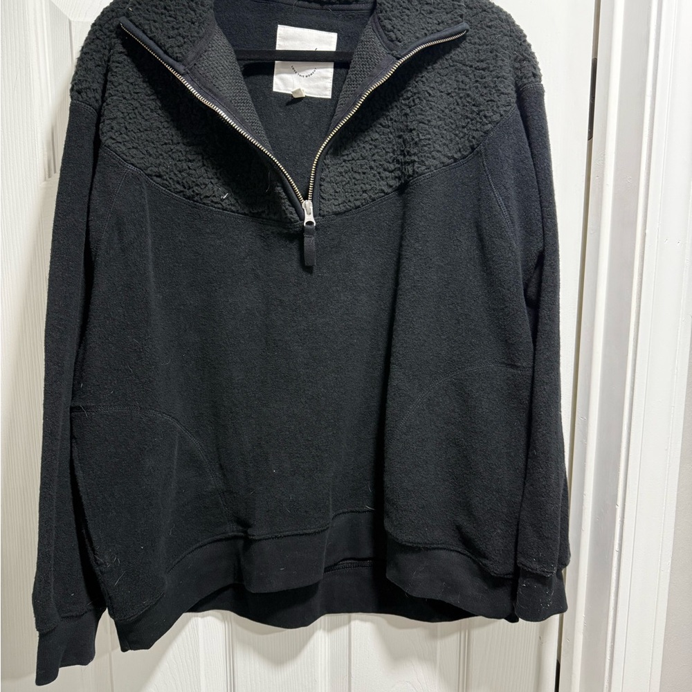 Aerie Women’s Black Zip-Up Sweater